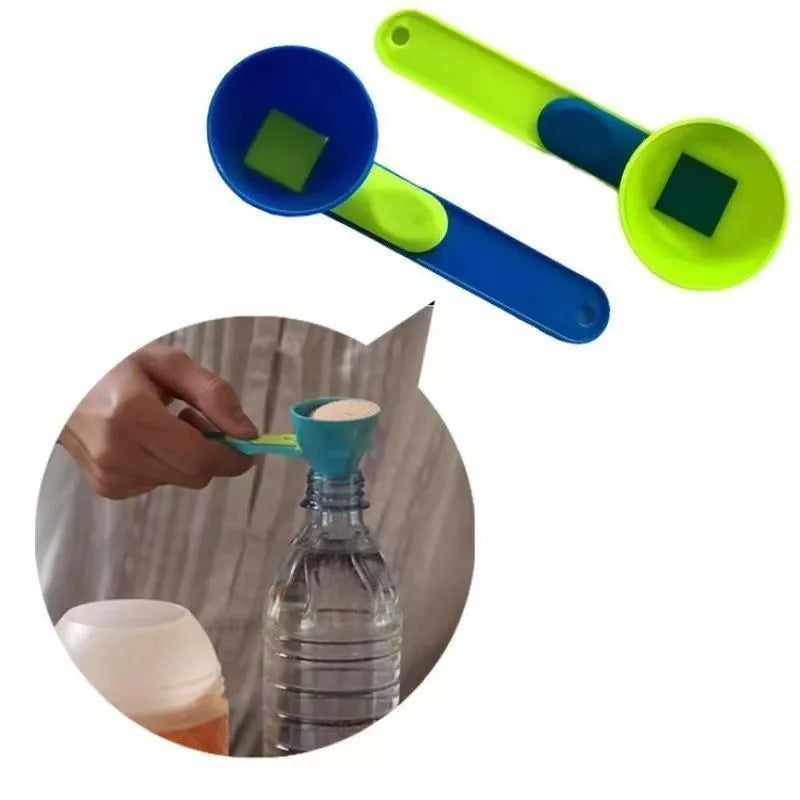Multi Purpose Kitchen Gadget Protein Powder Sliding Funnel